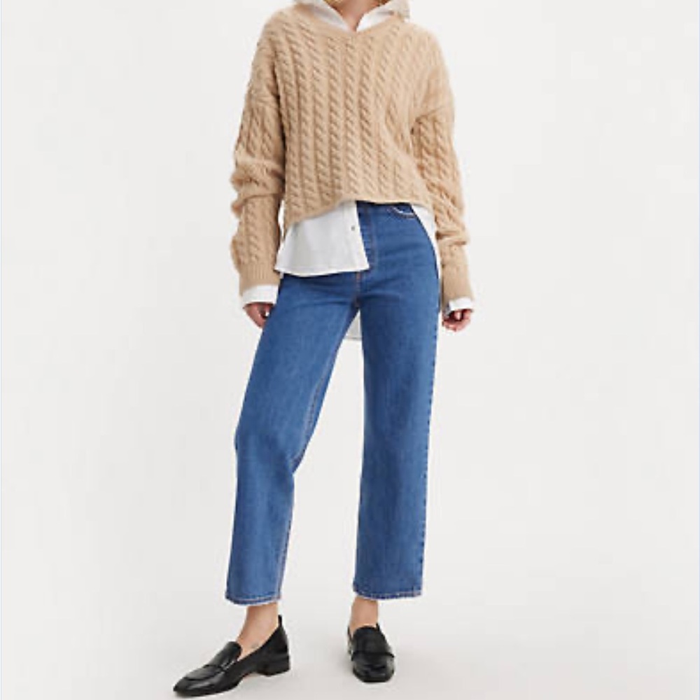 Levi’s Ribcage Straight Ankle Jeans